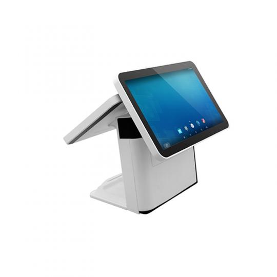Two screen Android pos terminal