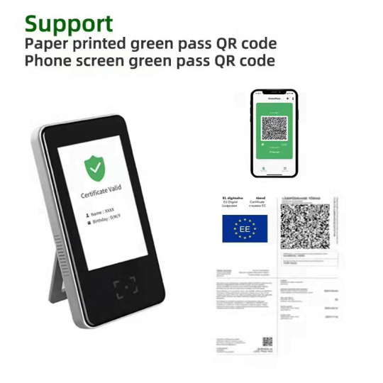 Green Pass Scanner， Green Pass control