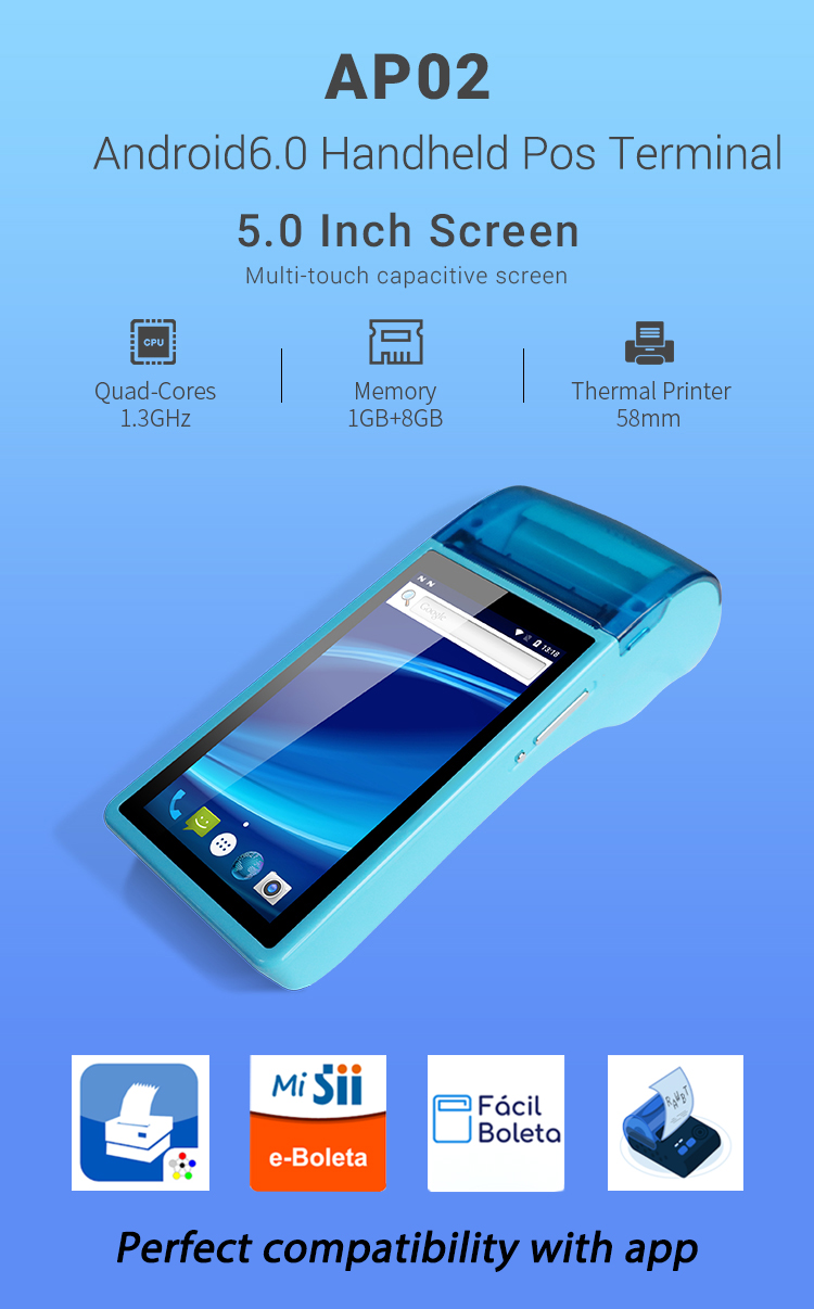 handheld android terminal