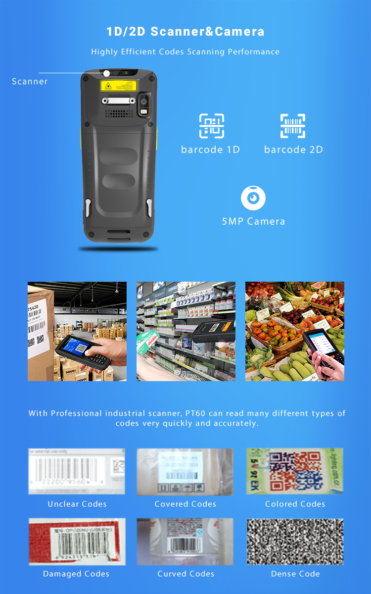 handheld pda barcode scanner