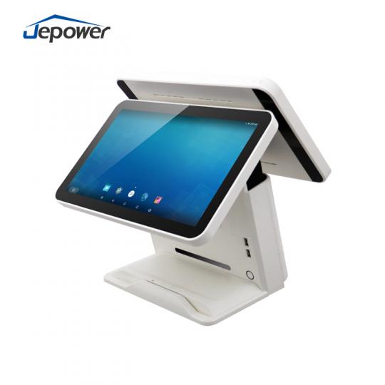 Two screen Android pos terminal