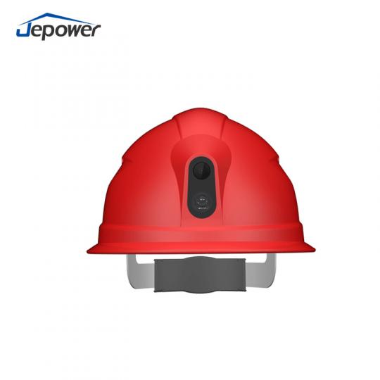 smart hard hat_4G Safety helmet with Camera Live streaming camera for construction_Construction smart hard hat