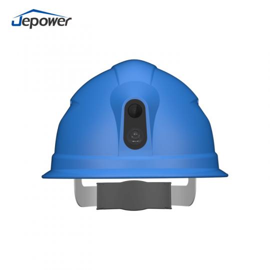 smart hard hat_4G Safety helmet with Camera Live streaming camera for construction_Construction smart hard hat
