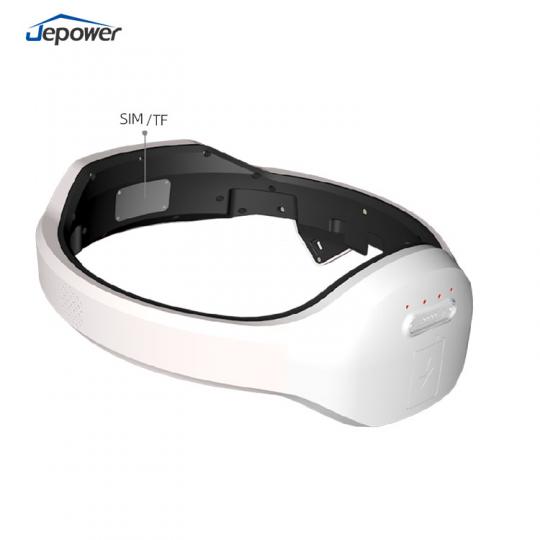 smart helmet headband wifi 4G position with Camera Live streaming camera for construction