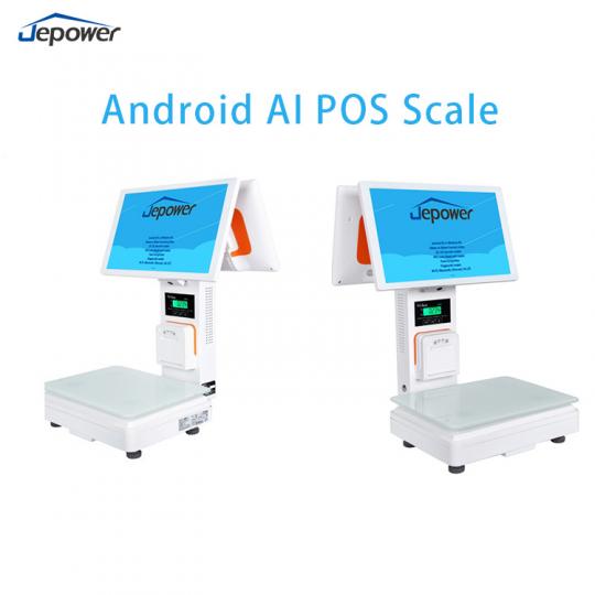 AI cash register integrated weighing equipment_Android AI POS Scale JP762A-H100
