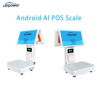 AI cash register integrated weighing equipment_Android AI POS Scale JP762A-H100
