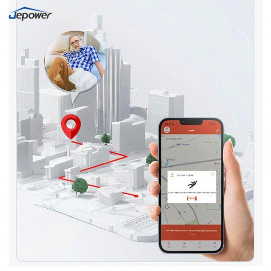 Connected safety belt