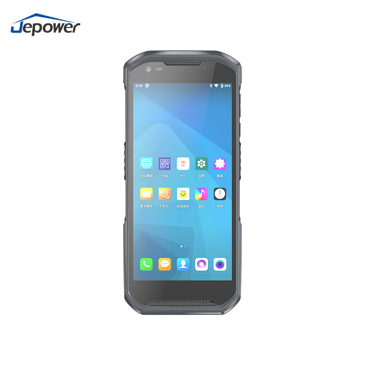 F505 rugged PDA scanner with 1D 2D barcode scanning and 4G LTE for logistics
