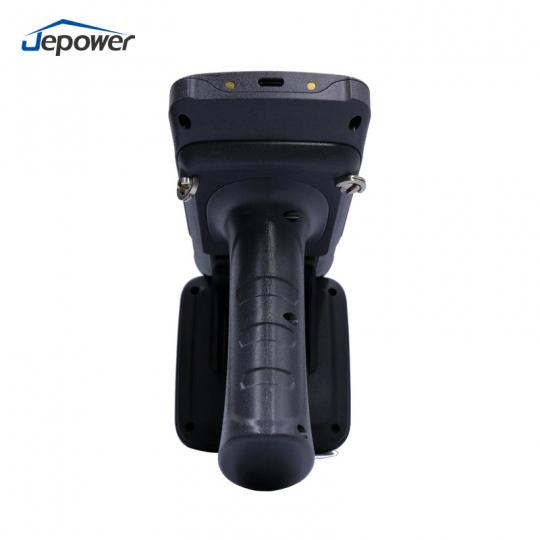  HT518-K55 UHF RFID handheld terminal front view with screen