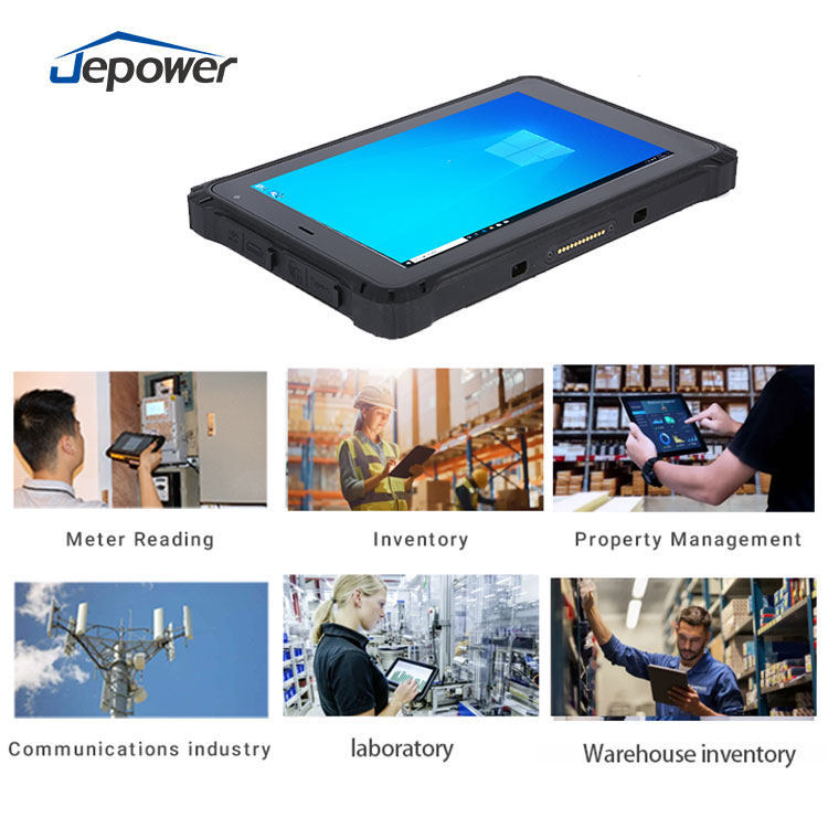 10.1 Inch Industrial Tablet Windows IP67 Rugged Tablet With Barcode Scanner