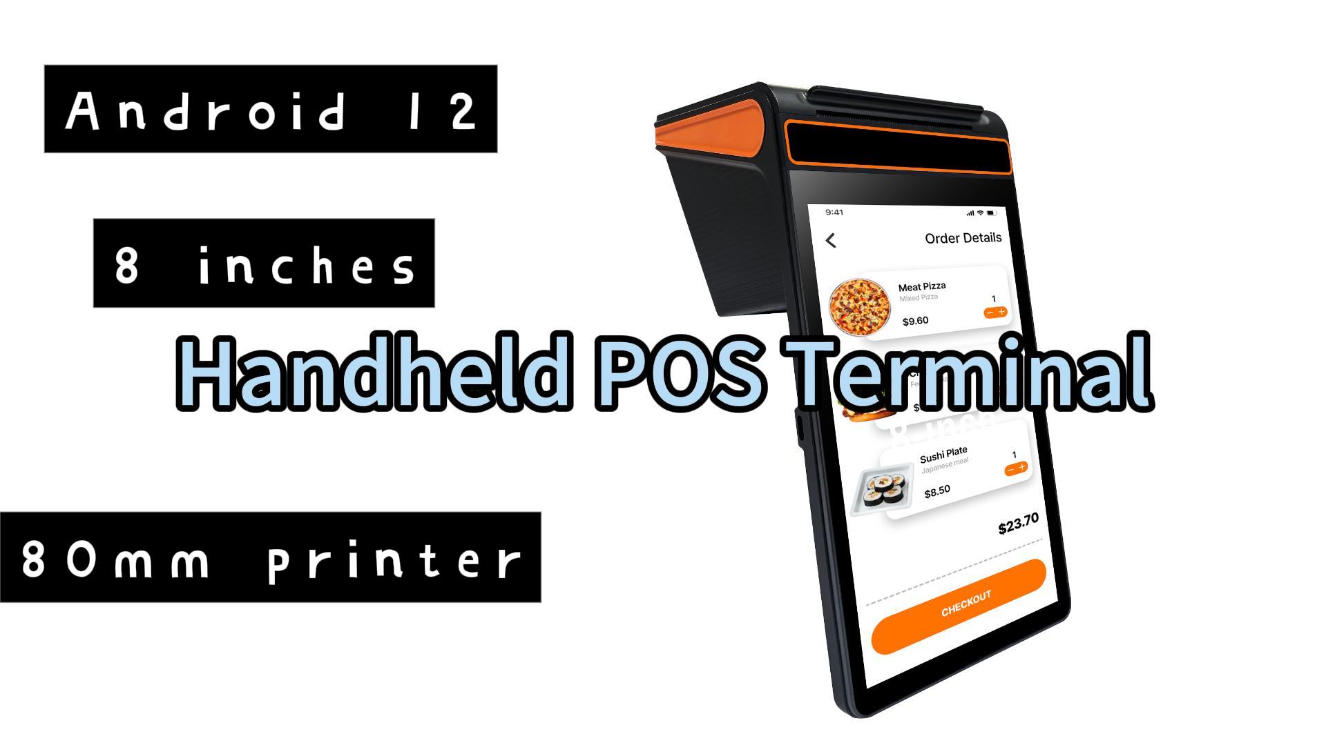 What are the application scenarios for 8.0-inch handheld POS?